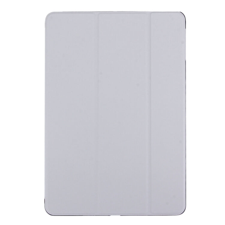 For iPad Pro 12.9 inch (2016) PU +Frosted Plastic Bottom Cover  Horizontal Flip Leather Case with Three-folding Holder & Sleep Function