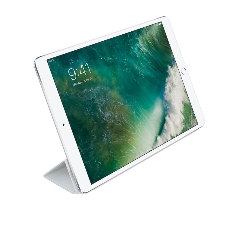 For iPad Pro 12.9 inch (2016) PU +Frosted Plastic Bottom Cover  Horizontal Flip Leather Case with Three-folding Holder & Sleep Function