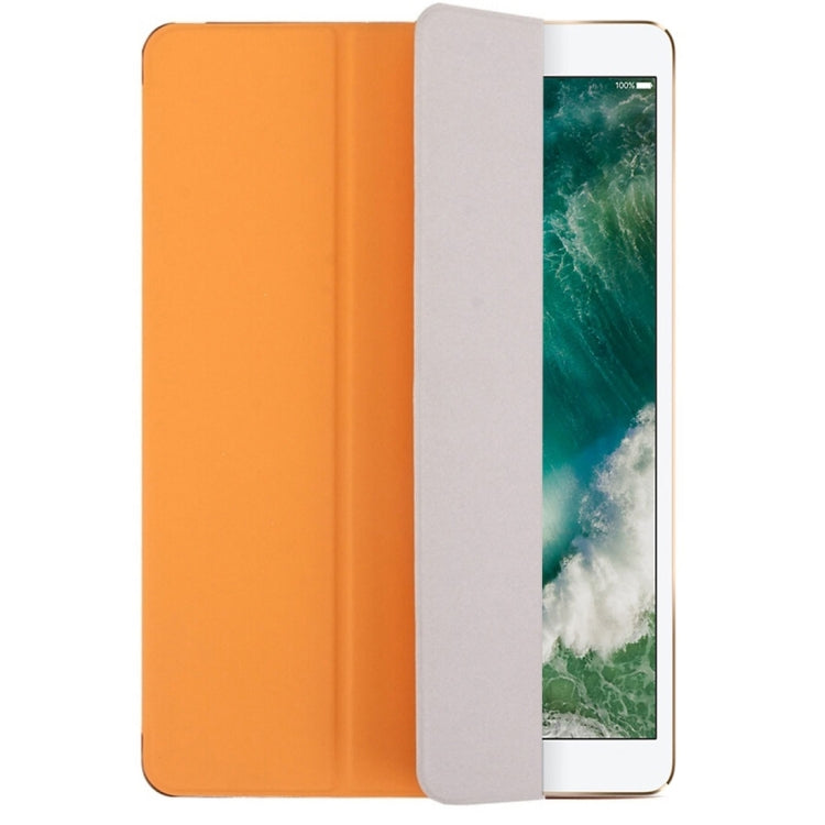 For iPad Pro 10.5 inch PU +Frosted Plastic Bottom Cover  Horizontal Flip Leather Case with Three-folding Holder & Sleep Function