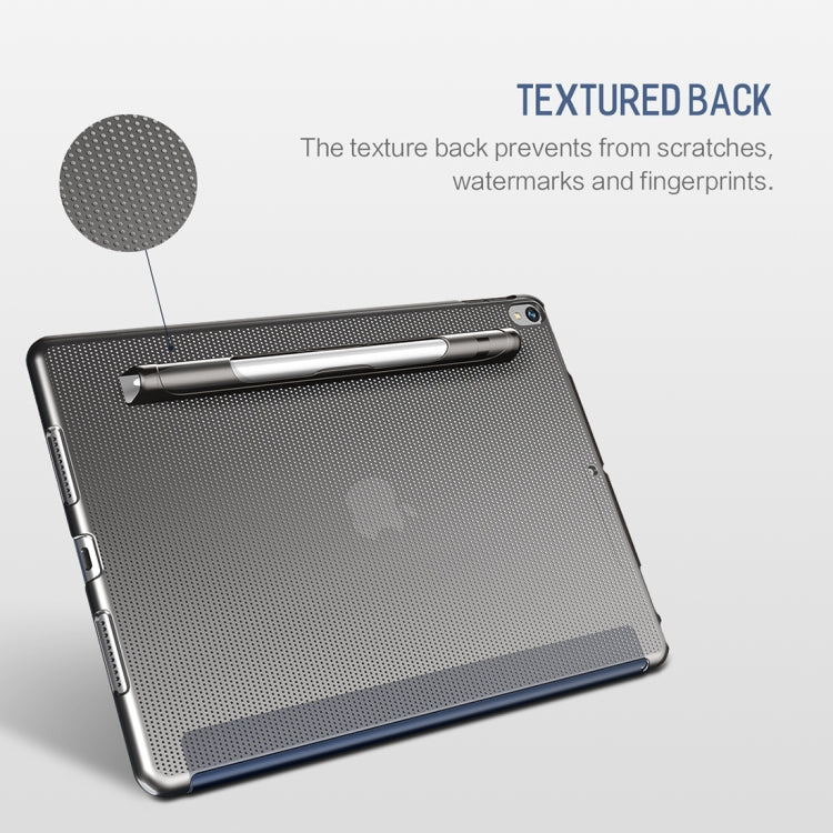 ROCK Horizontal Flip Leather Case for iPad Pro 10.5 inch, with Three-folding Holder & Pen Slots