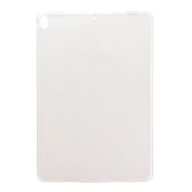 For iPad Pro 10.5 inch Transparent Soft TPU Protective Case(Transparent)