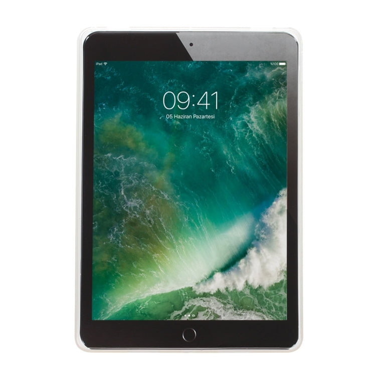 For iPad Pro 10.5 inch Transparent Soft TPU Protective Case(Transparent)