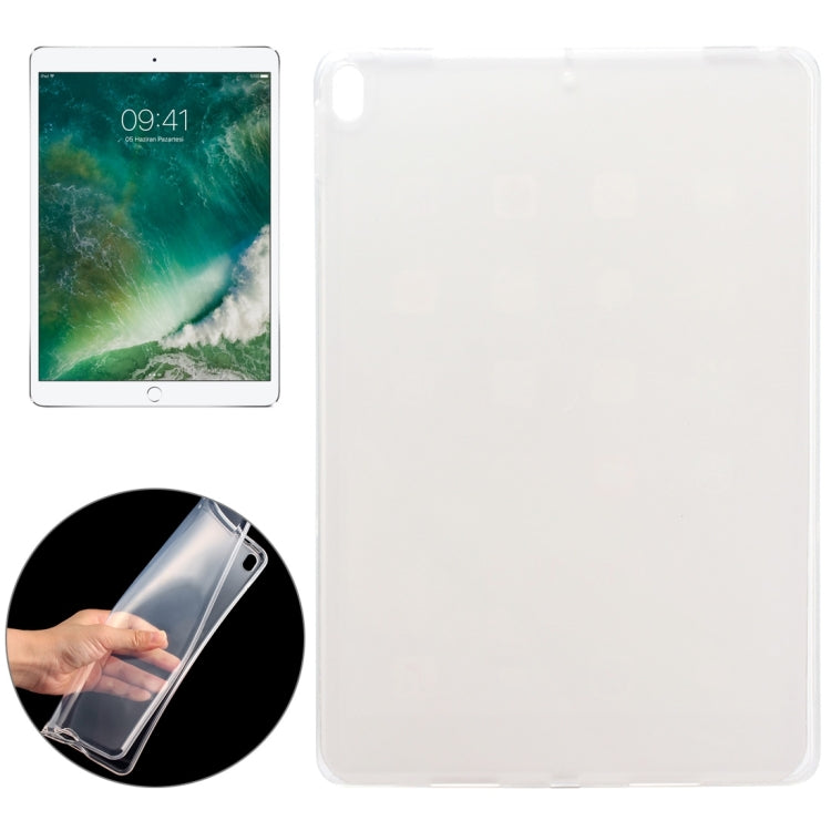 For iPad Pro 10.5 inch Transparent Soft TPU Protective Case(Transparent)