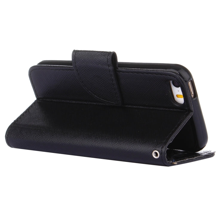 Cross Texture Horizontal Flip Solid Color Leather Case with Holder & Card Slots & Wallet for iPhone SE & 5 & 5s