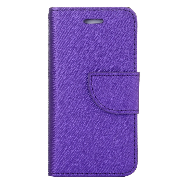 Cross Texture Horizontal Flip Solid Color Leather Case with Holder & Card Slots & Wallet for iPhone SE & 5 & 5s