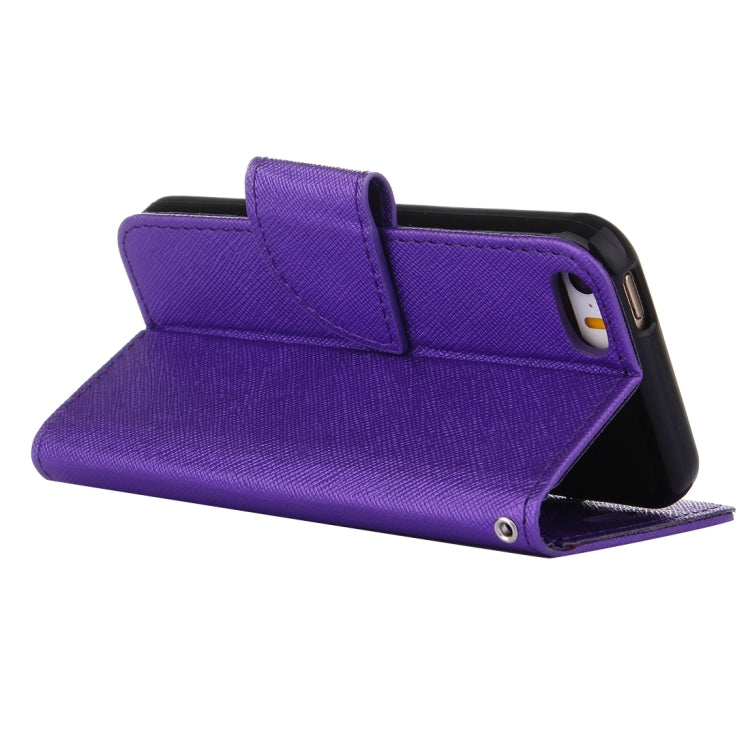 Cross Texture Horizontal Flip Solid Color Leather Case with Holder & Card Slots & Wallet for iPhone SE & 5 & 5s