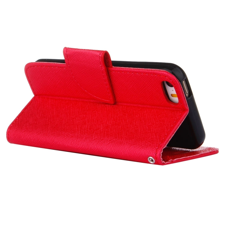 Cross Texture Horizontal Flip Solid Color Leather Case with Holder & Card Slots & Wallet for iPhone SE & 5 & 5s