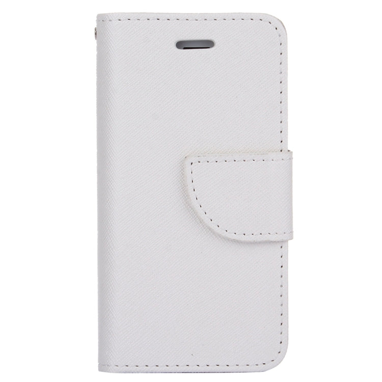 Cross Texture Horizontal Flip Solid Color Leather Case with Holder & Card Slots & Wallet for iPhone SE & 5 & 5s