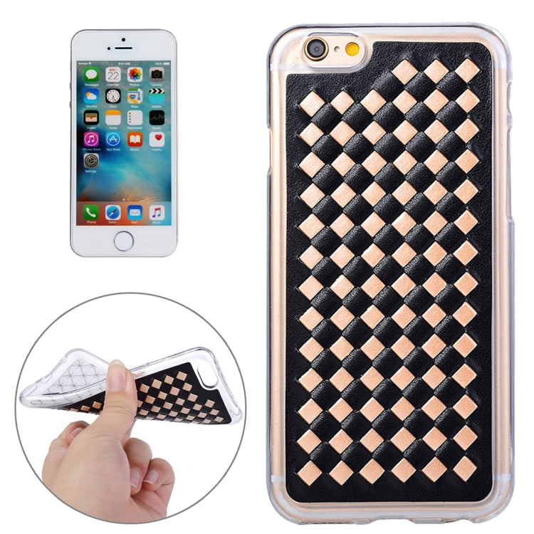 For iPhone SE & 5s & 5 Knit Pattern PU Leather + TPU Protective Case