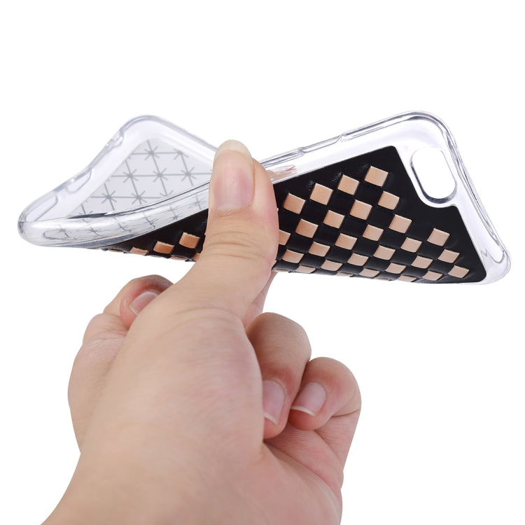 For iPhone SE & 5s & 5 Knit Pattern PU Leather + TPU Protective Case