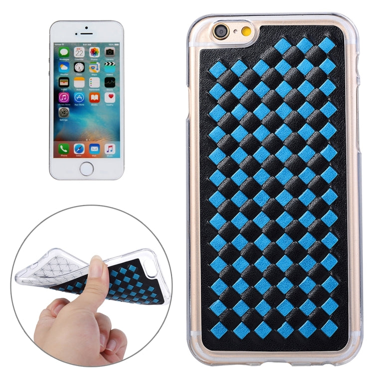 For iPhone SE & 5s & 5 Knit Pattern PU Leather + TPU Protective Case