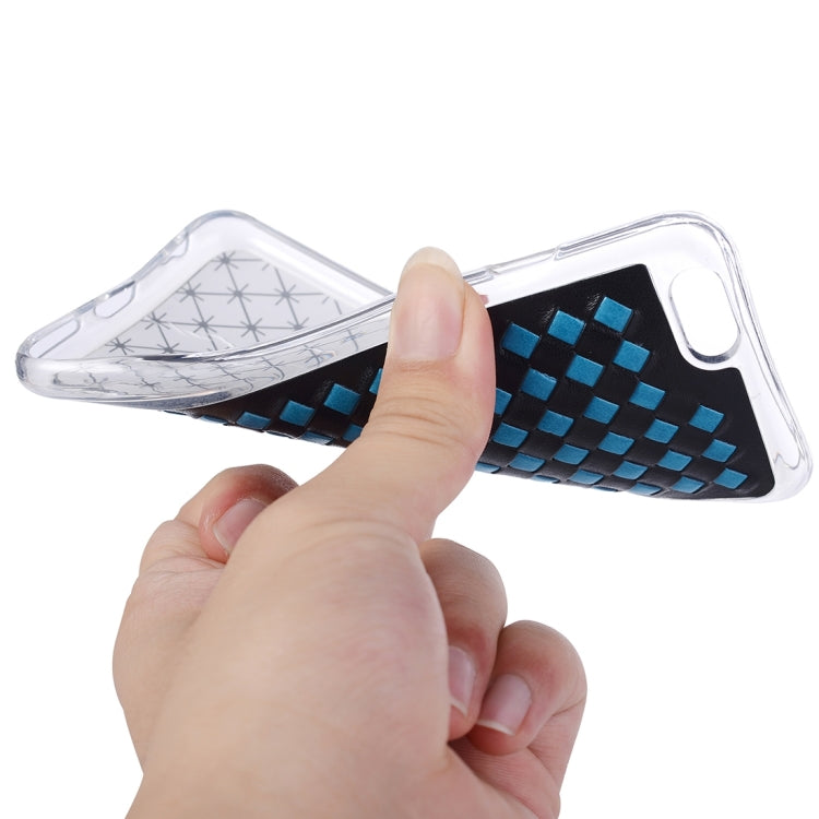 For iPhone SE & 5s & 5 Knit Pattern PU Leather + TPU Protective Case