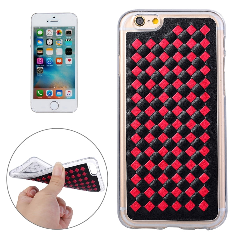 For iPhone SE & 5s & 5 Knit Pattern PU Leather + TPU Protective Case