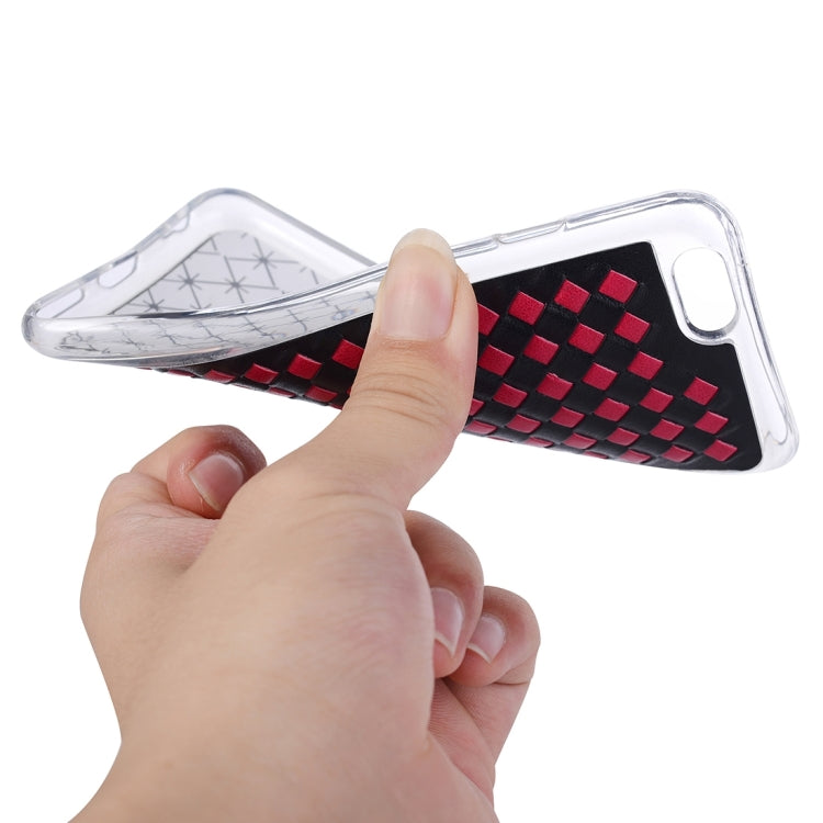 For iPhone SE & 5s & 5 Knit Pattern PU Leather + TPU Protective Case