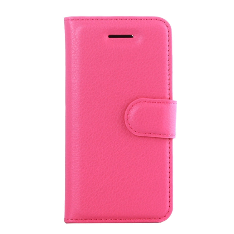 For iPhone 5 & 5s & SE Litchi Texture Horizontal Flip Leather Case with Holder & Card Slots & Wallet