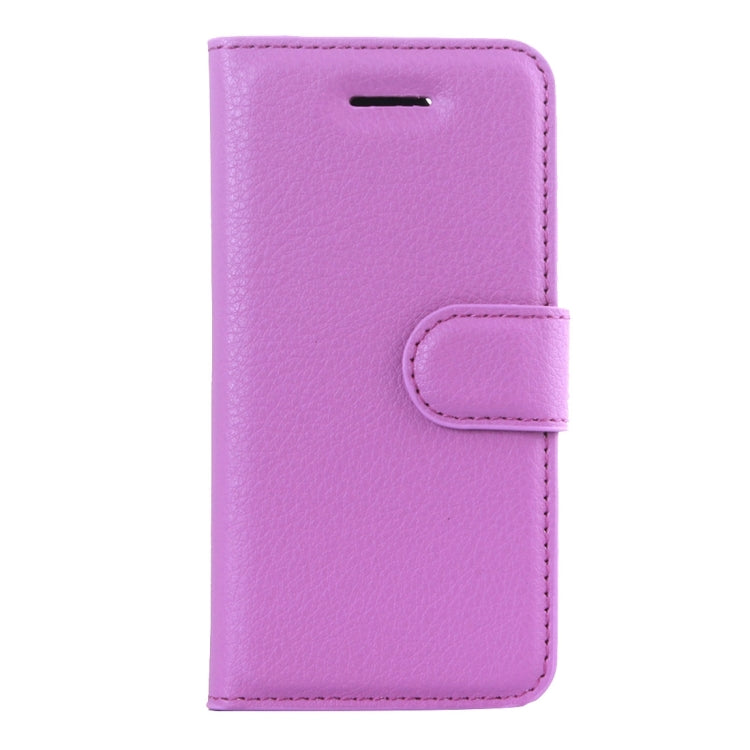 For iPhone 5 & 5s & SE Litchi Texture Horizontal Flip Leather Case with Holder & Card Slots & Wallet