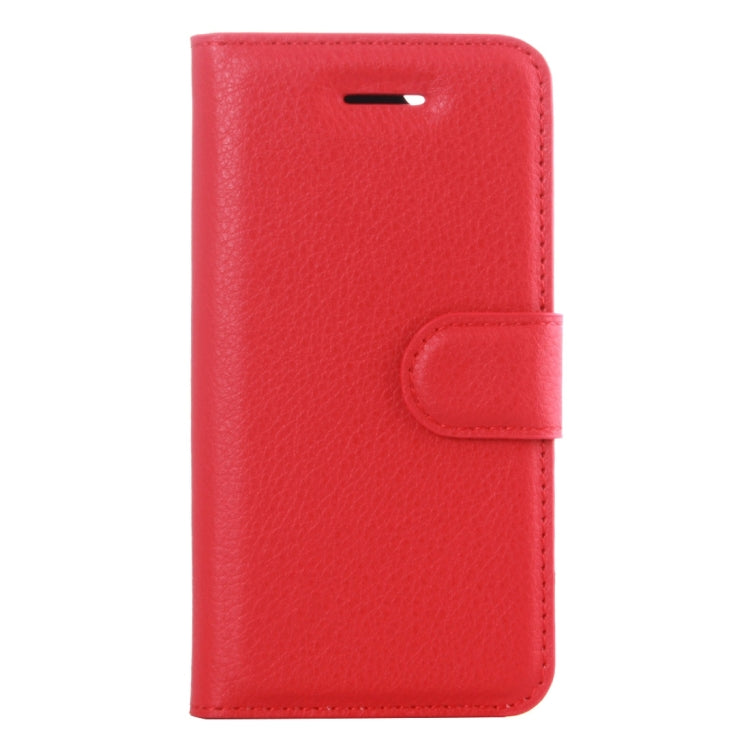 For iPhone 5 & 5s & SE Litchi Texture Horizontal Flip Leather Case with Holder & Card Slots & Wallet