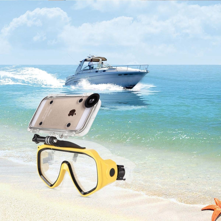 HAMTOD for iPhone 5 & 5S & SE Extreme Sports IP68 Waterproof Case with 170 Degrees Wide Angle Lens, Compatible with GoPro Accessories, Waterproof Depth: 5m