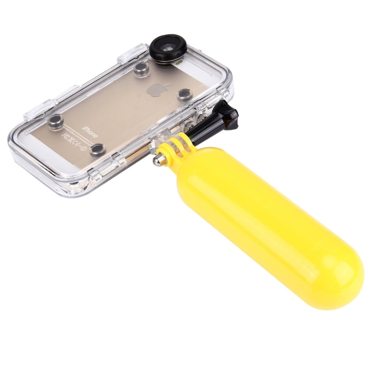 HAMTOD for iPhone 5 & 5S & SE Extreme Sports IP68 Waterproof Case with 170 Degrees Wide Angle Lens, Compatible with GoPro Accessories, Waterproof Depth: 5m