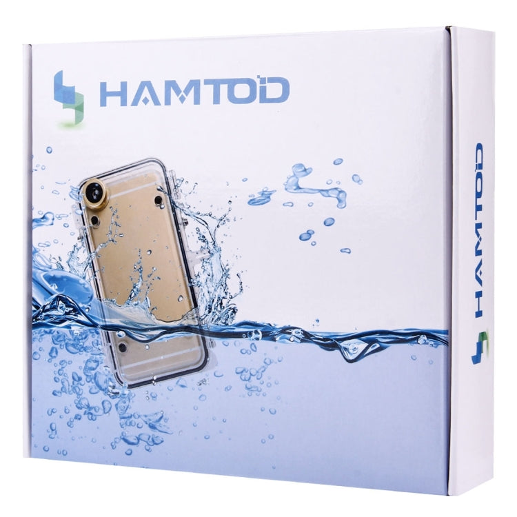 HAMTOD for iPhone 5 & 5S & SE Extreme Sports IP68 Waterproof Case with 170 Degrees Wide Angle Lens, Compatible with GoPro Accessories, Waterproof Depth: 5m