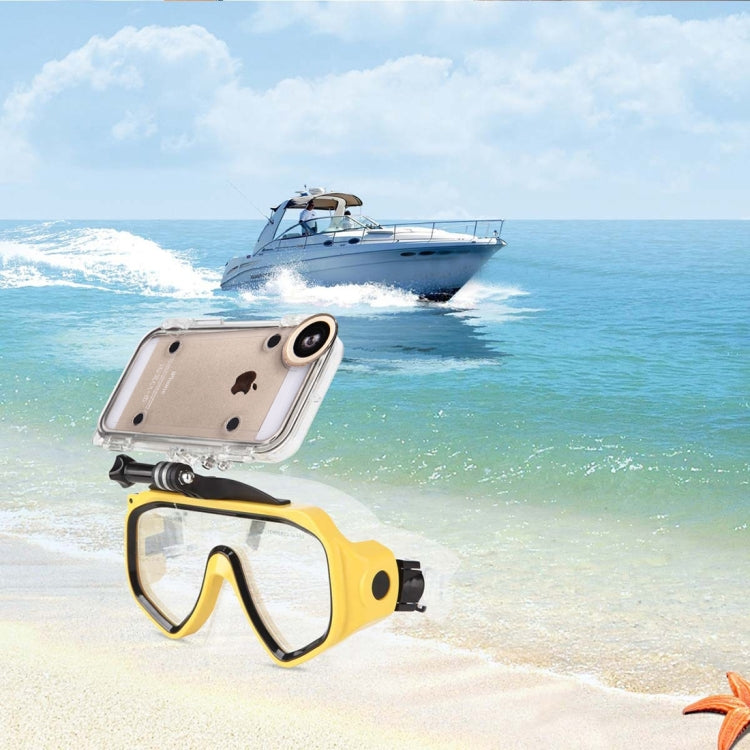 HAMTOD for iPhone 5 & 5S & SE Extreme Sports IP68 Waterproof Case with 170 Degrees Wide Angle Lens, Compatible with GoPro Accessories, Waterproof Depth: 5m