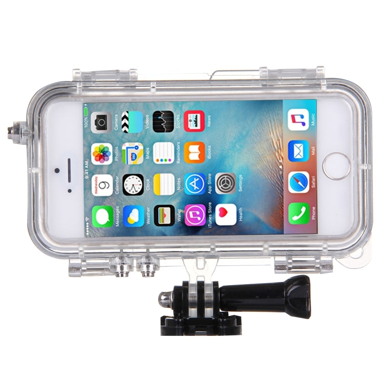 HAMTOD for iPhone 5 & 5S & SE Extreme Sports IP68 Waterproof Case with 170 Degrees Wide Angle Lens, Compatible with GoPro Accessories, Waterproof Depth: 5m