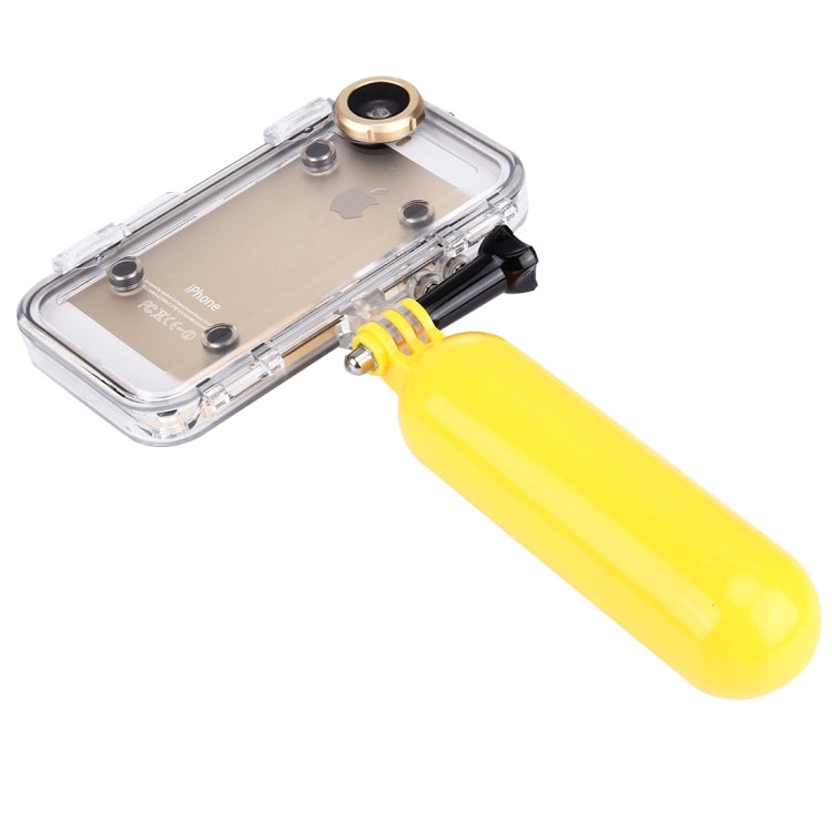 HAMTOD for iPhone 5 & 5S & SE Extreme Sports IP68 Waterproof Case with 170 Degrees Wide Angle Lens, Compatible with GoPro Accessories, Waterproof Depth: 5m