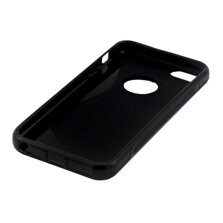 S-Shaped Soft TPU Protective Cover Case for iPhone 5 & 5s & SE