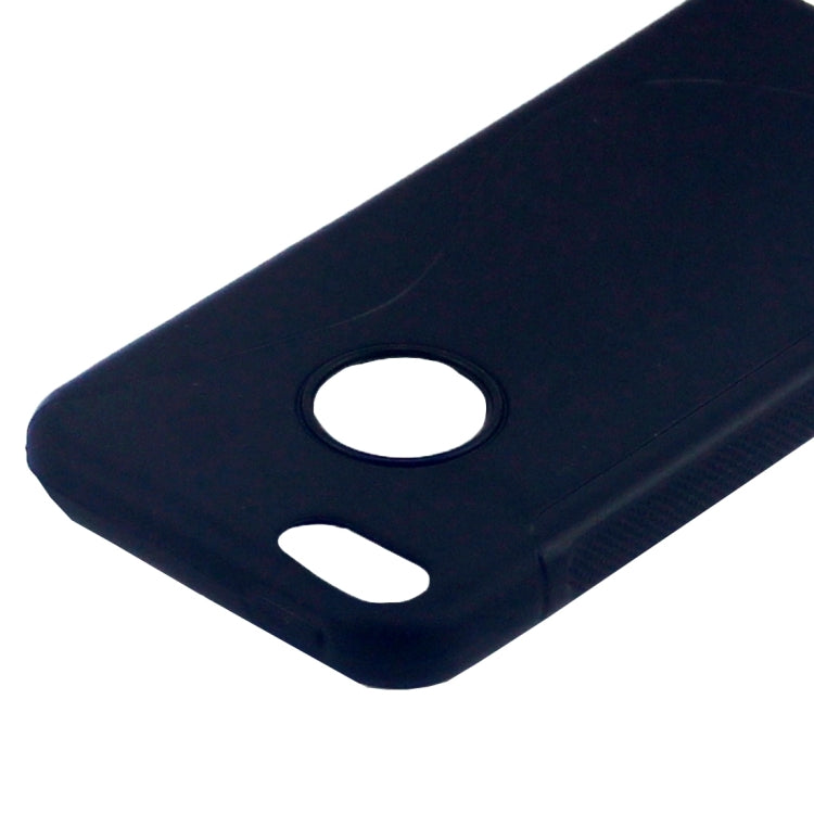 S-Shaped Soft TPU Protective Cover Case for iPhone 5 & 5s & SE