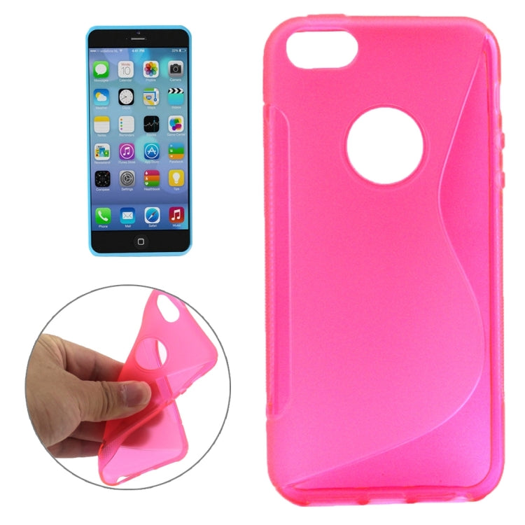 S-Shaped Soft TPU Protective Cover Case for iPhone 5 & 5s & SE