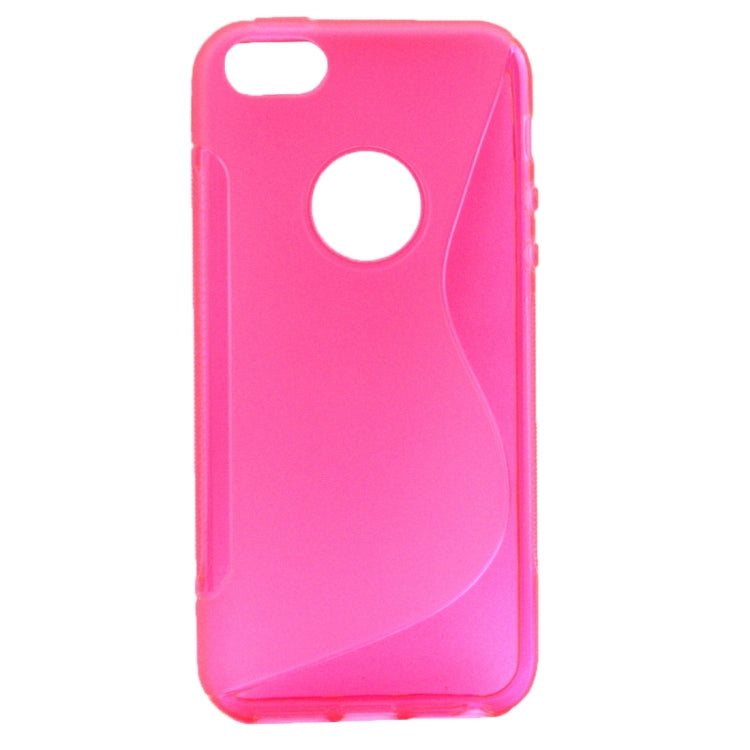 S-Shaped Soft TPU Protective Cover Case for iPhone 5 & 5s & SE