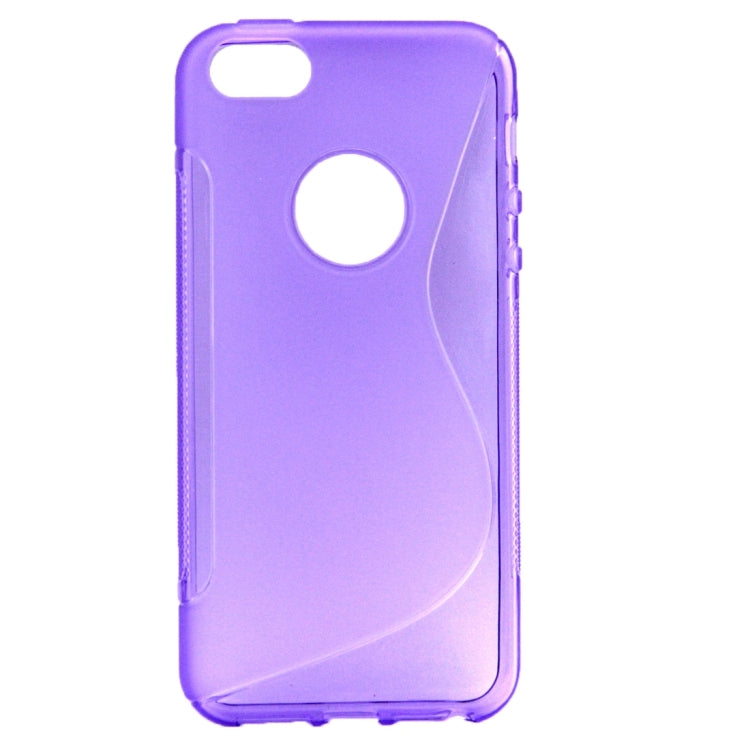 S-Shaped Soft TPU Protective Cover Case for iPhone 5 & 5s & SE