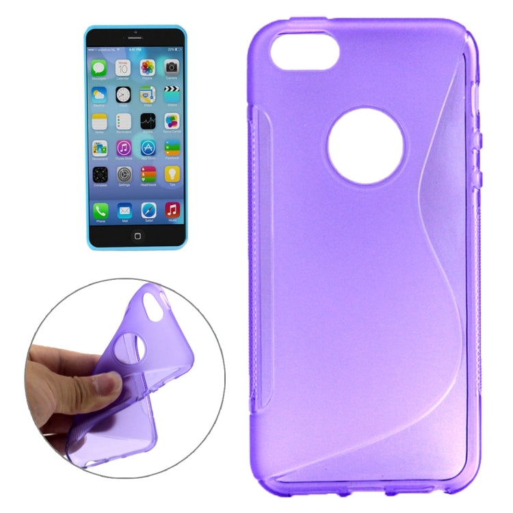S-Shaped Soft TPU Protective Cover Case for iPhone 5 & 5s & SE