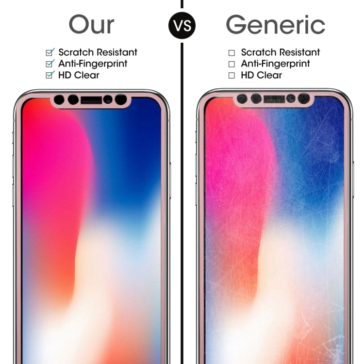For iPhone X/XS/XSI 2019 Titanium Alloy Metal Tempered Glass Film