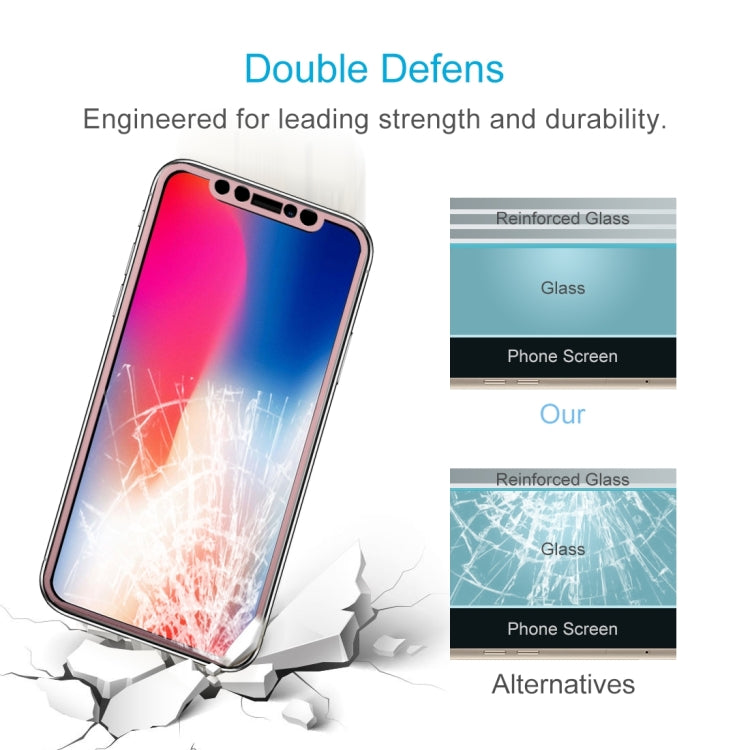 For iPhone X/XS/XSI 2019 Titanium Alloy Metal Tempered Glass Film