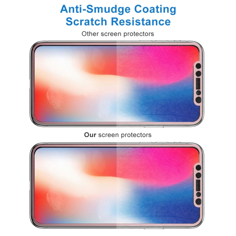 For iPhone X/XS/XSI 2019 Titanium Alloy Metal Tempered Glass Film