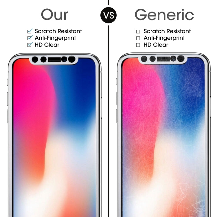 For iPhone X/XS/XSI 2019 Titanium Alloy Metal Tempered Glass Film