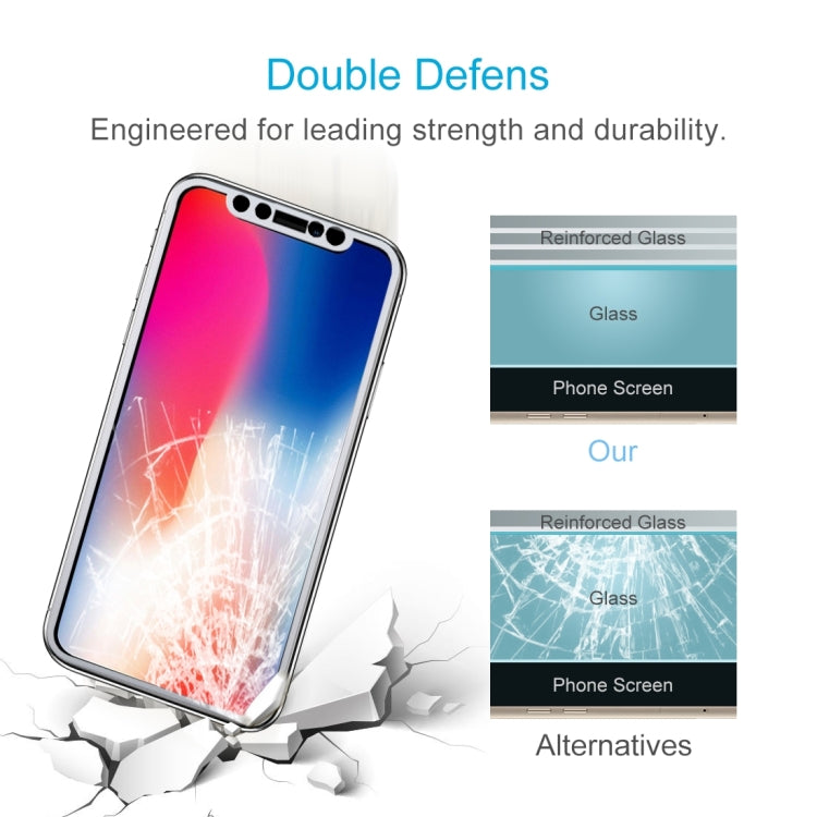 For iPhone X/XS/XSI 2019 Titanium Alloy Metal Tempered Glass Film