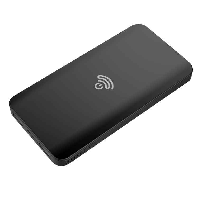 HAMTOD HS1 Portable Intelligent Qi Standard Wireless Charger / Power Bank, Support Fast Charging, For iPhone, Galaxy, Huawei, Xiaomi, LG, HTC and Other QI Standard Smart Phones