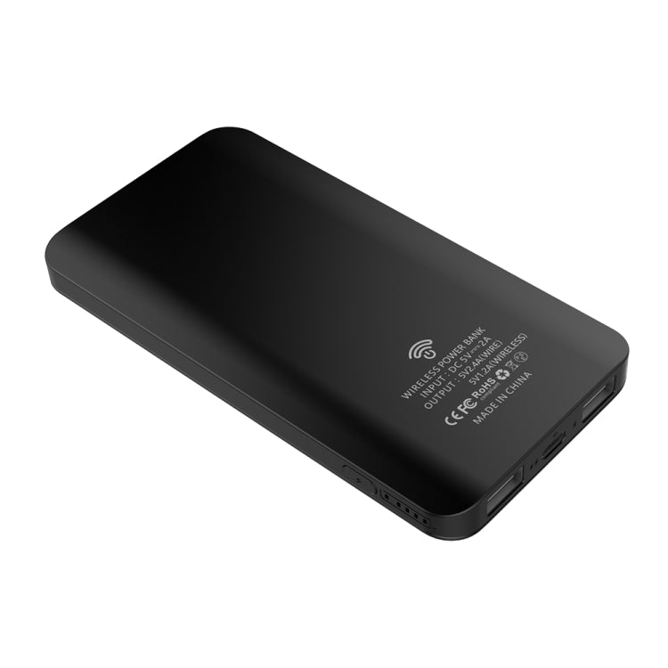 HAMTOD HS1 Portable Intelligent Qi Standard Wireless Charger / Power Bank, Support Fast Charging, For iPhone, Galaxy, Huawei, Xiaomi, LG, HTC and Other QI Standard Smart Phones