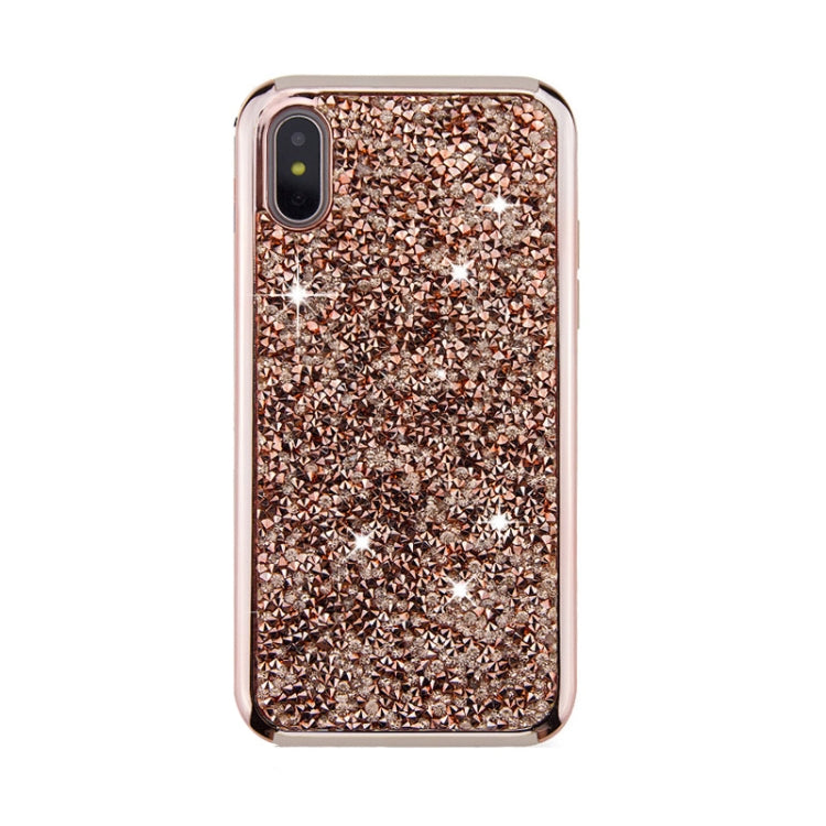 For iPhone X / XS Diamond Series Electroplating PC TPU Protective Case