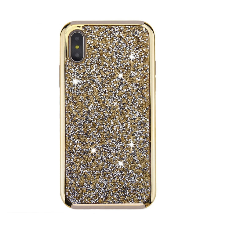 For iPhone X / XS Diamond Series Electroplating PC TPU Protective Case