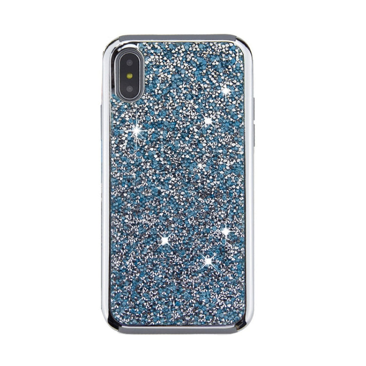 For iPhone X / XS Diamond Series Electroplating PC TPU Protective Case