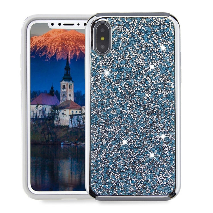 For iPhone X / XS Diamond Series Electroplating PC TPU Protective Case