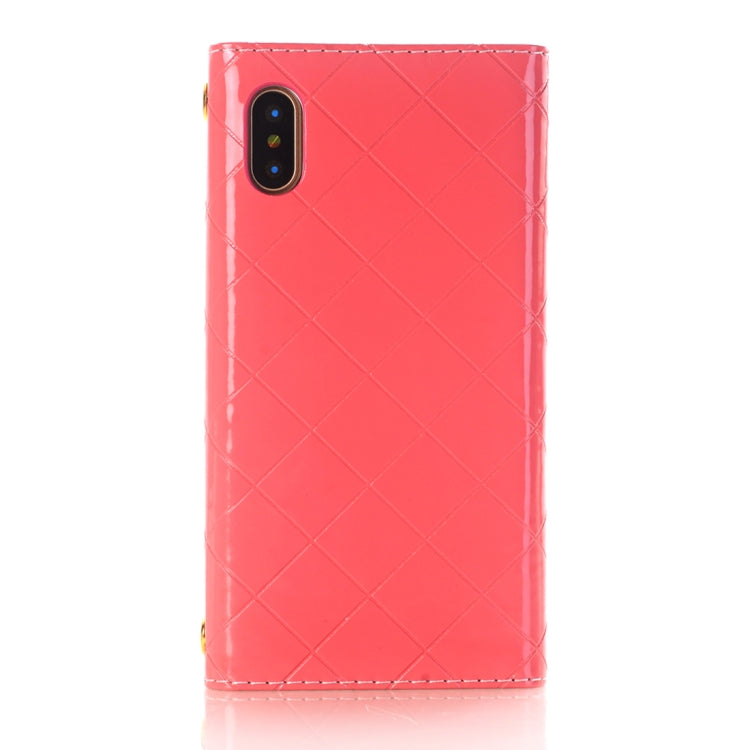 For iPhone X / XS Shoulder Bag Shaped PU Leather Horizontal Flip Protective Case Cover with Card Slots & Wallet