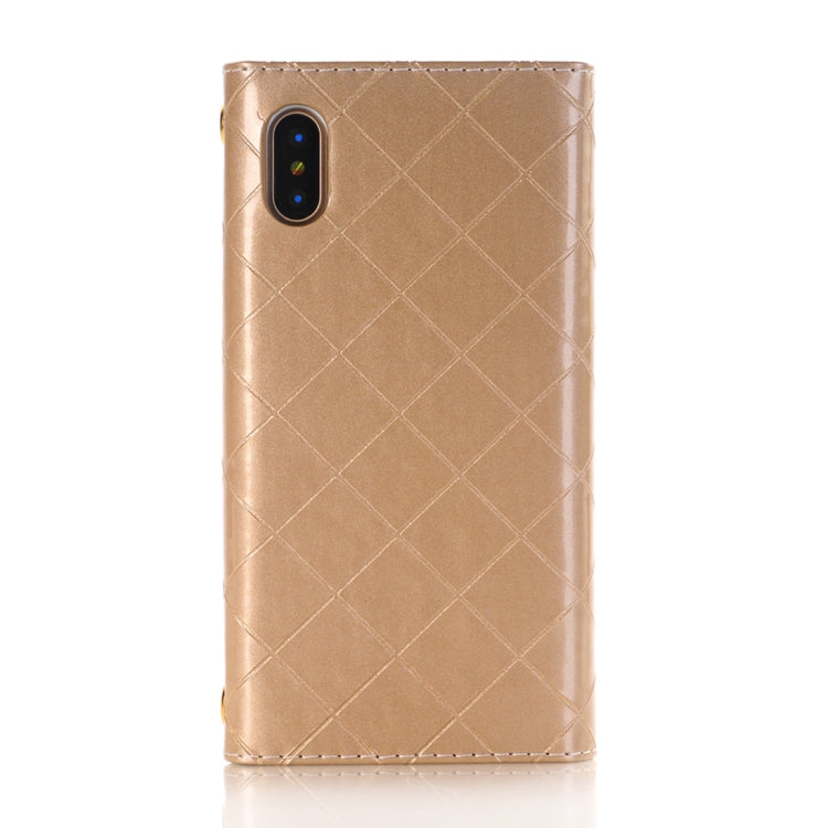 For iPhone X / XS Shoulder Bag Shaped PU Leather Horizontal Flip Protective Case Cover with Card Slots & Wallet