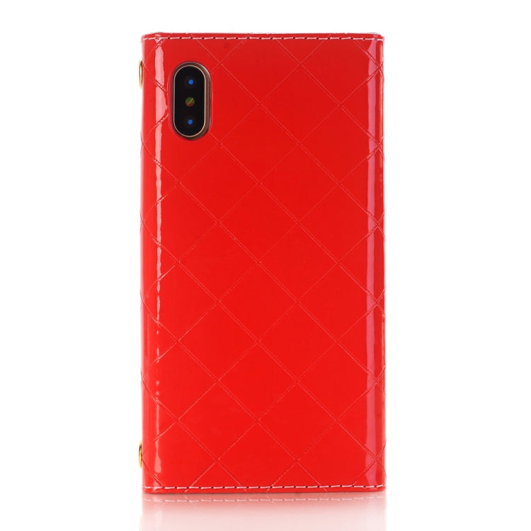 For iPhone X / XS Shoulder Bag Shaped PU Leather Horizontal Flip Protective Case Cover with Card Slots & Wallet