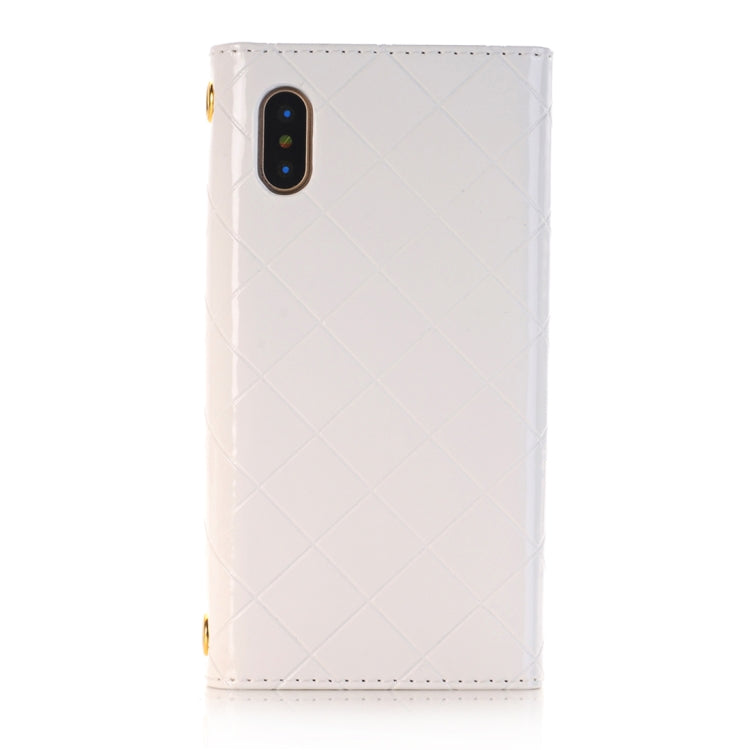 For iPhone X / XS Shoulder Bag Shaped PU Leather Horizontal Flip Protective Case Cover with Card Slots & Wallet