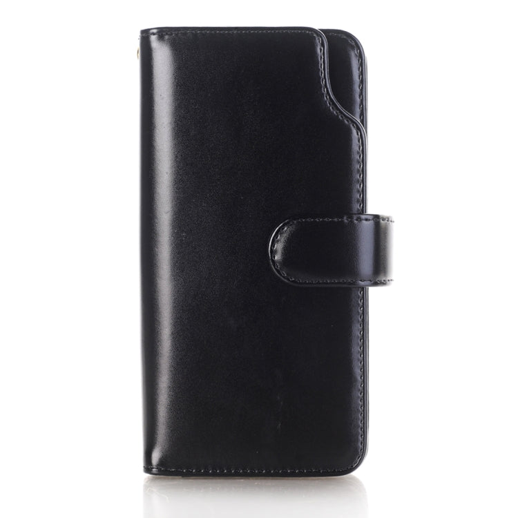 For iPhone X / XS 2 in 1 PU Leather 3-layer Horizontal Flip Protective Case with Card Slots & Wallet