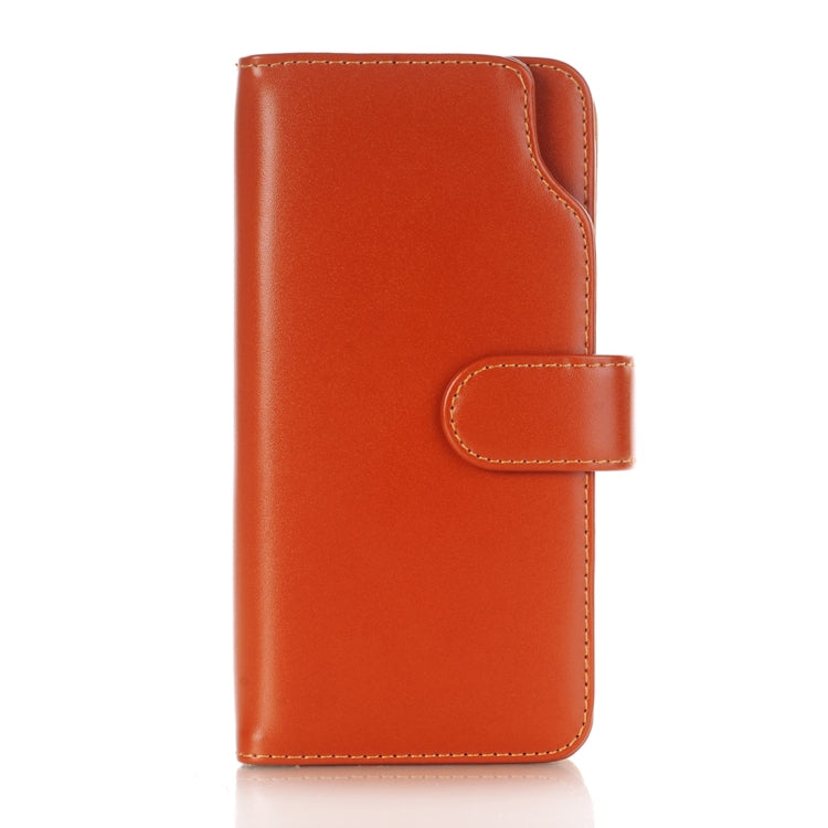 For iPhone X / XS 2 in 1 PU Leather 3-layer Horizontal Flip Protective Case with Card Slots & Wallet
